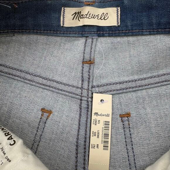 Lot of 2 Madewell High Rise Skinny Distressed Jeans Jeggings 26T Black Blue - Picture 6 of 15